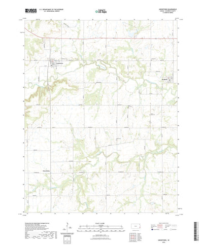 United States Geological Survey Uniontown, KS (2022, 24000-Scale) digital map