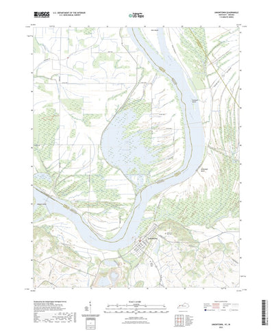United States Geological Survey Uniontown, KY (2022, 24000-Scale) digital map