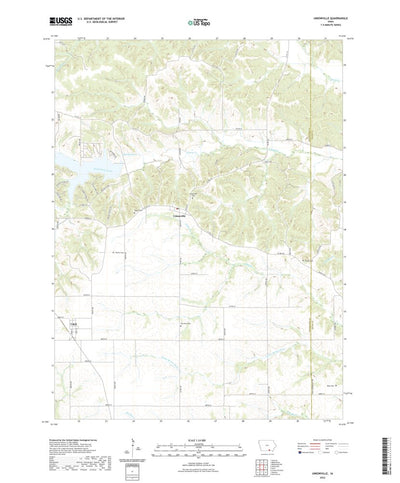 United States Geological Survey Unionville, IA (2022, 24000-Scale) digital map