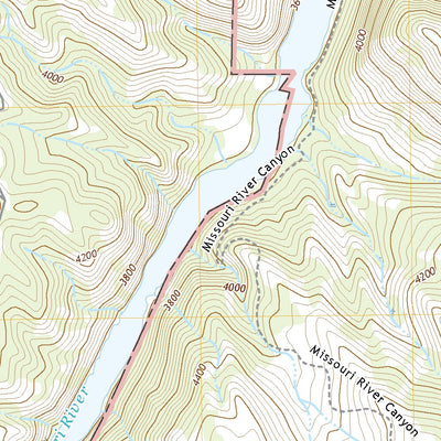 United States Geological Survey Upper Holter Lake, MT (2020, 24000-Scale) digital map
