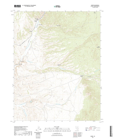 United States Geological Survey Ursine, NV (2021, 24000-Scale) digital map