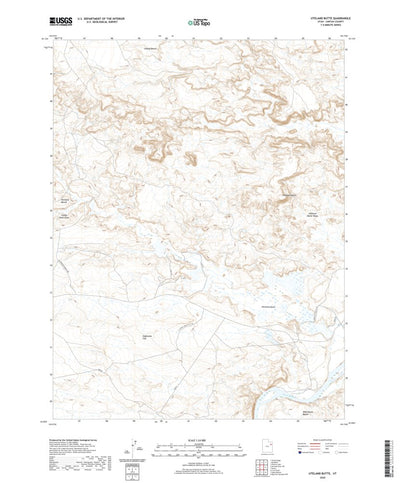 United States Geological Survey Uteland Butte, UT (2020, 24000-Scale) digital map