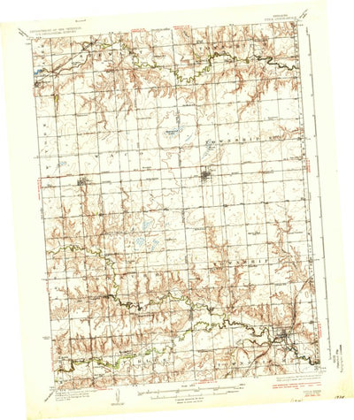 United States Geological Survey Utica, NE (1937, 62500-Scale) digital map