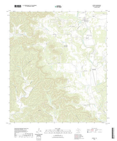 United States Geological Survey Utopia, TX (2022, 24000-Scale) digital map