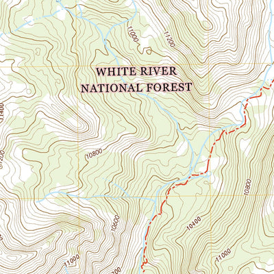United States Geological Survey Vail East, CO (2022, 24000-Scale) digital map