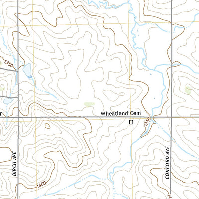 United States Geological Survey Vail NE, IA (2022, 24000-Scale) digital map
