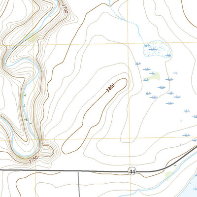 United States Geological Survey Valier West, MT (2020, 24000-Scale) digital map