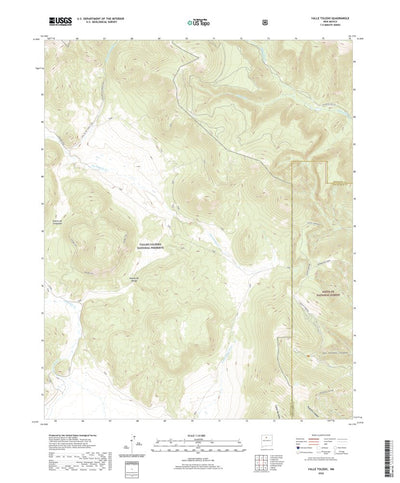 United States Geological Survey Valle Toledo, NM (2020, 24000-Scale) digital map