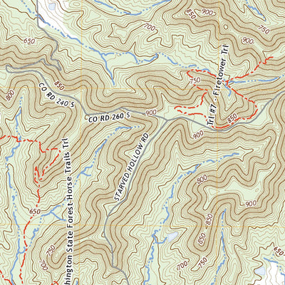 United States Geological Survey Vallonia, IN (2022, 24000-Scale) digital map