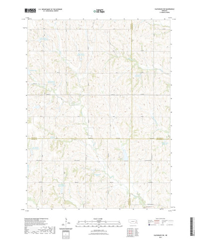 United States Geological Survey Valparaiso SW, NE (2021, 24000-Scale) digital map