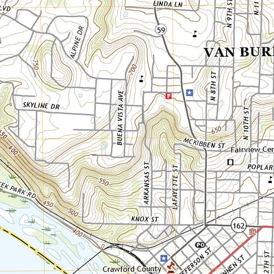 United States Geological Survey Van Buren, AR (2020, 24000-Scale) digital map