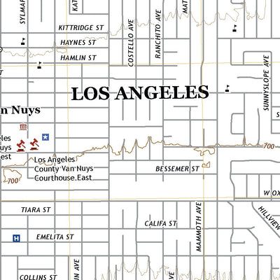 United States Geological Survey Van Nuys, CA (2022, 24000-Scale) digital map
