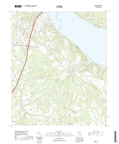 United States Geological Survey Vance, SC (2020, 24000-Scale) digital map