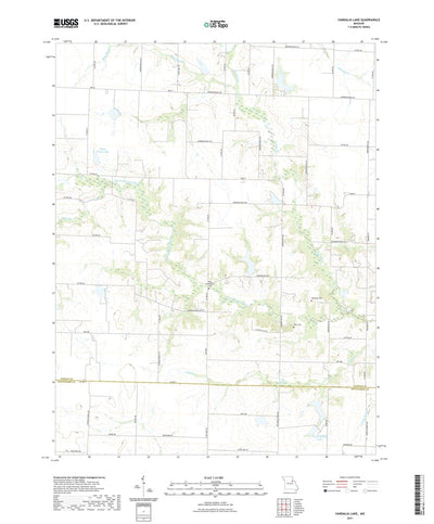 United States Geological Survey Vandalia Lake, MO (2021, 24000-Scale) digital map