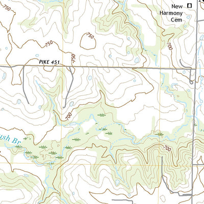 United States Geological Survey Vandalia, MO (2021, 24000-Scale) digital map