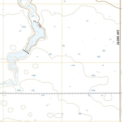 United States Geological Survey Vayland NW, SD (2021, 24000-Scale) digital map