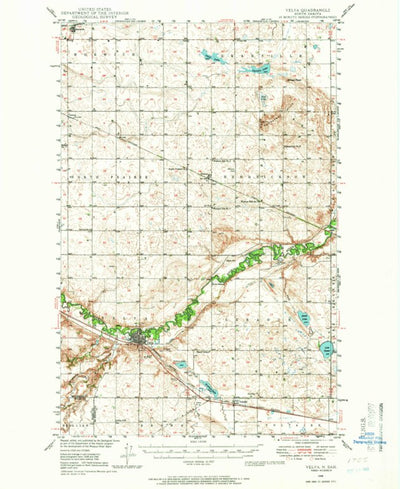 United States Geological Survey Velva, ND (1948, 62500-Scale) digital map