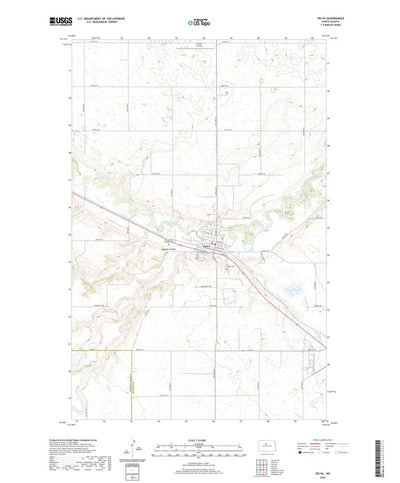 United States Geological Survey Velva, ND (2020, 24000-Scale) digital map
