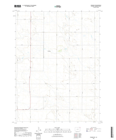 United States Geological Survey Venango SW, CO (2022, 24000-Scale) digital map