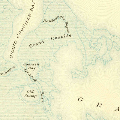 United States Geological Survey Venice, LA (1893, 62500-Scale) digital map
