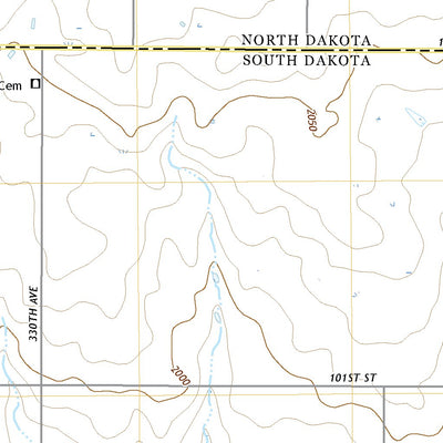 United States Geological Survey Venturia, ND (2020, 24000-Scale) digital map