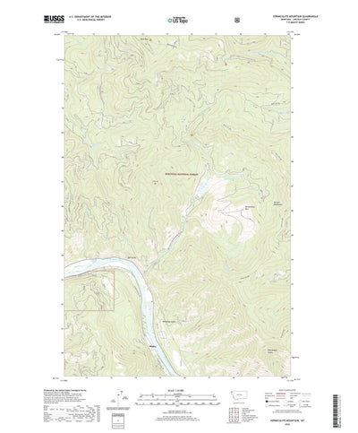 United States Geological Survey Vermiculite Mountain, MT (2020, 24000-Scale) digital map
