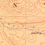 United States Geological Survey Vernal W, UT-CO-WY (1885, 250000-Scale) digital map