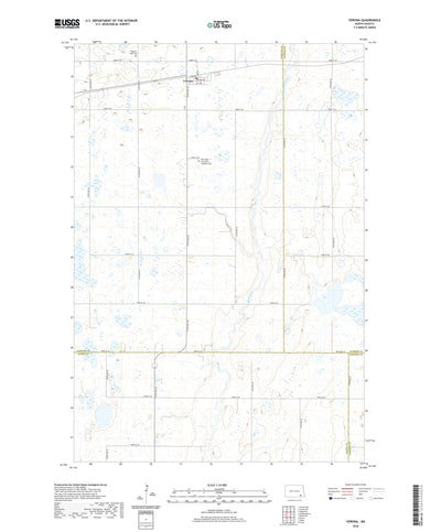 United States Geological Survey Verona, ND (2020, 24000-Scale) digital map