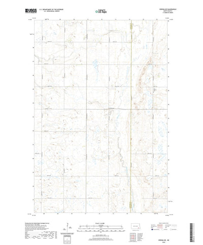 United States Geological Survey Verona NE, ND (2020, 24000-Scale) digital map