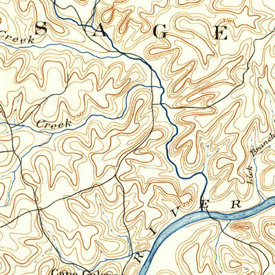 United States Geological Survey Versailles, MO (1893, 125000-Scale) digital map