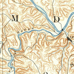 United States Geological Survey Versailles, MO (1893, 125000-Scale) digital map