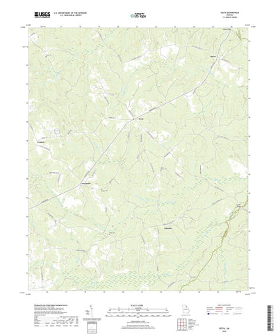 United States Geological Survey Vesta, GA (2020, 24000-Scale) digital map