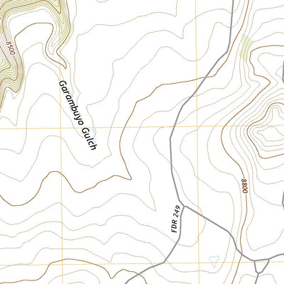 United States Geological Survey Vicente Canyon, CO (2022, 24000-Scale) digital map