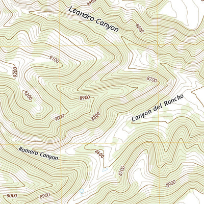 United States Geological Survey Vicente Canyon, CO (2022, 24000-Scale) digital map