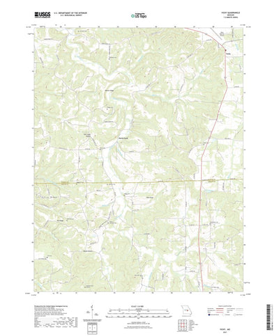 United States Geological Survey Vichy, MO (2021, 24000-Scale) digital map