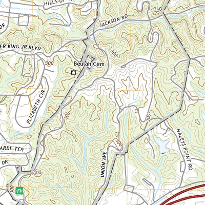 United States Geological Survey Vicksburg East, MS (2020, 24000-Scale) digital map