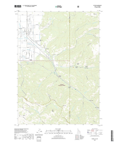 United States Geological Survey Victor, ID (2020, 24000-Scale) digital map