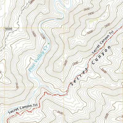United States Geological Survey Viejas Mountain, CA (2021, 24000-Scale) digital map
