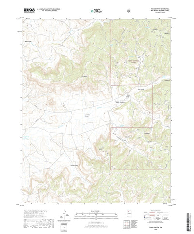 United States Geological Survey Vigas Canyon, NM (2020, 24000-Scale) digital map