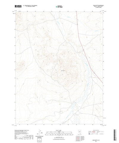 United States Geological Survey Vigus Butte, NV (2021, 24000-Scale) digital map