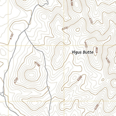 United States Geological Survey Vigus Butte, NV (2021, 24000-Scale) digital map