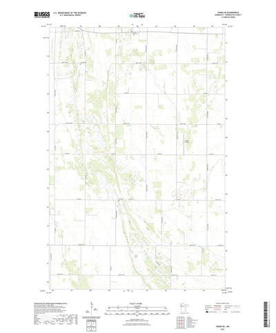 United States Geological Survey Viking SE, MN (2022, 24000-Scale) digital map