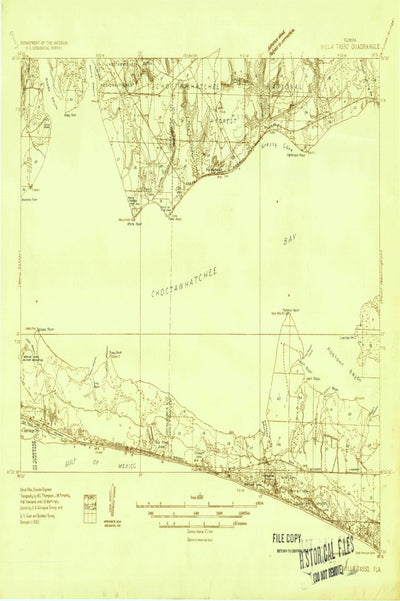 United States Geological Survey Villa Tasso, FL (1935, 48000-Scale) digital map