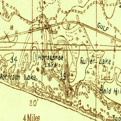 United States Geological Survey Villa Tasso, FL (1935, 48000-Scale) digital map