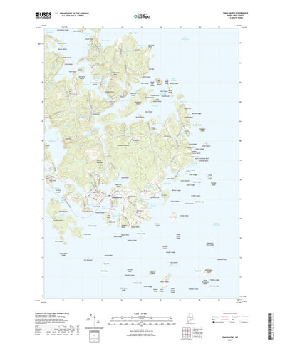 United States Geological Survey Vinalhaven, ME (2021, 24000-Scale) digital map