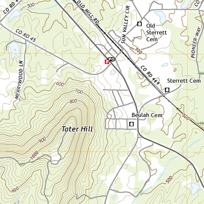 United States Geological Survey Vincent, AL (2020, 24000-Scale) digital map