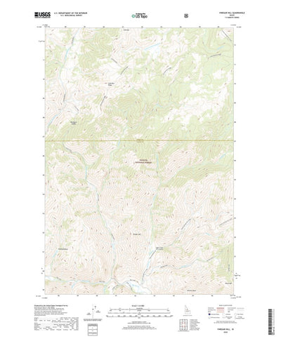 United States Geological Survey Vinegar Hill, ID (2020, 24000-Scale) digital map