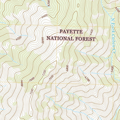 United States Geological Survey Vinegar Hill, ID (2020, 24000-Scale) digital map