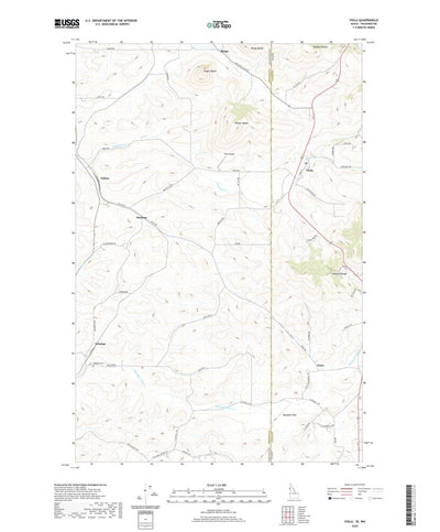 United States Geological Survey Viola, ID (2020, 24000-Scale) digital map