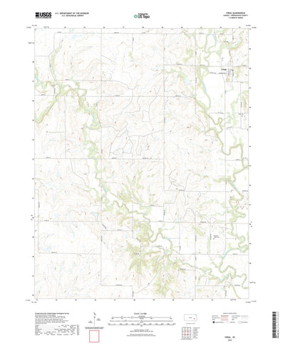 United States Geological Survey Virgil, KS (2022, 24000-Scale) digital map